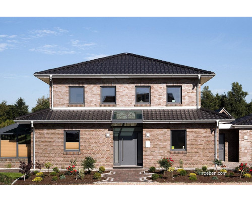 Клинкерный кирпич Roben ACCUM Сине-коричневый (blau-braun) NF 240x115x71 мм