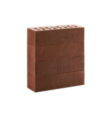 Клинкерный кирпич ЛСР темно-красный с бордовым песком Порту винтаж