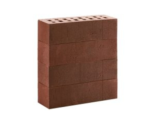 Клинкерный кирпич ЛСР темно-красный с бордовым песком Порту винтаж