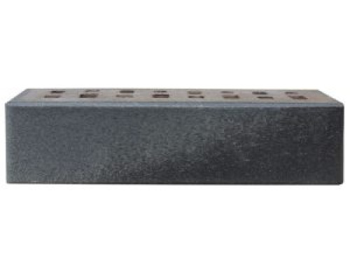 Клинкерный кирпич ЛСР черно-серебристый Берген гладкий