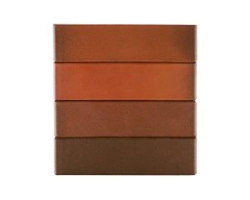 Клинкерный кирпич ЛСР Красный флешинг Ноттингем гладкий