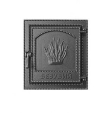 Дверка Везувий каминная 211 Антрацит