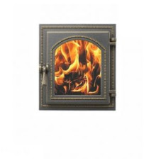 Дверка Везувий каминная 220 Бронза