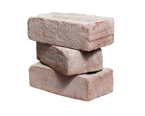 Клинкерный кирпич ручной формовки Faber Jar Петровский Штандарт бело-красный wdf 215x102x65 мм