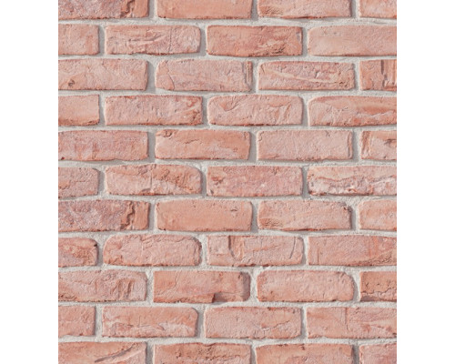 Клинкерный кирпич ручной формовки Faber Jar Петровский Штандарт бело-красный wdf 215x102x65 мм