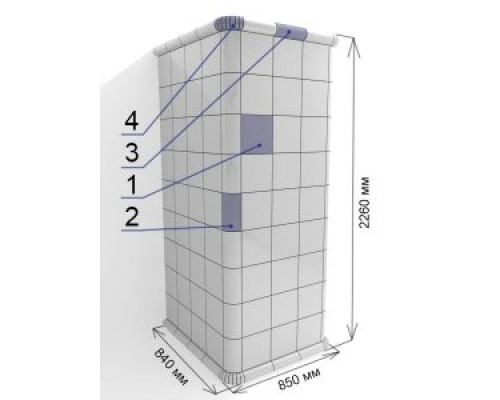 Изразцы “Печь Леда”