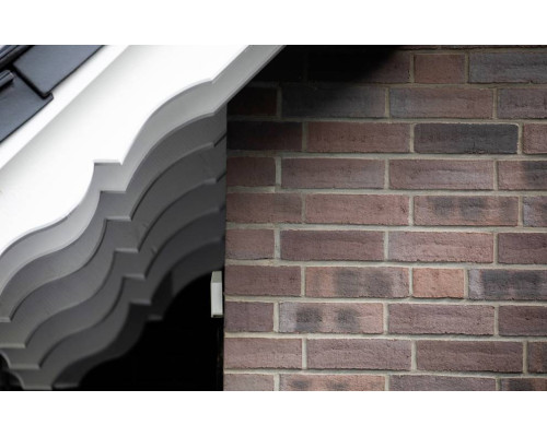 Клинкерный кирпич мокрой формовки Englischblau-Braun deLuxe NF 240x115x71 мм